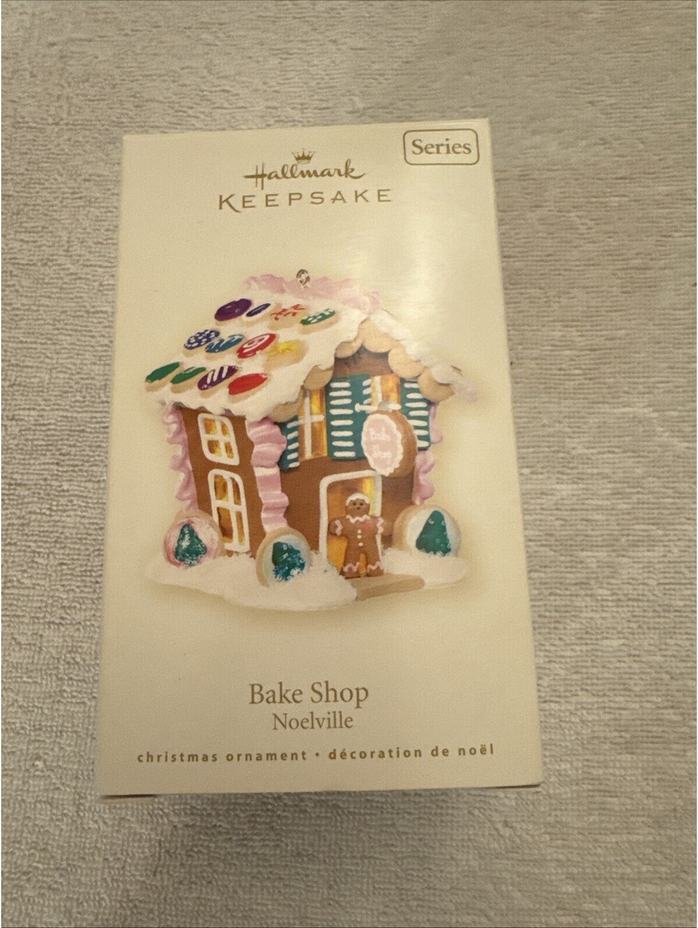 Hallmark Ornament: 2007 Bake Shop | QX7009 | Noelville Pink Candy